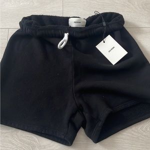 JOAH BROWN BLACK SWEAT SHORTS